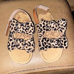 Girl beautiful sandals